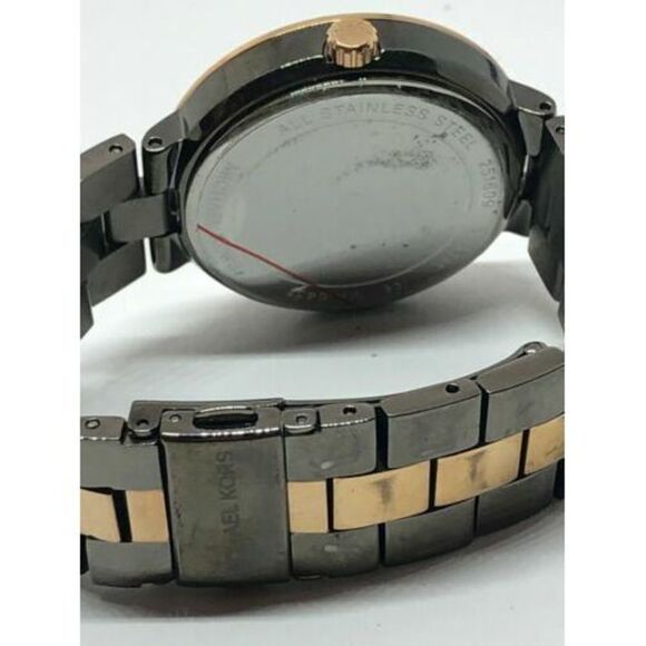 Michael Kors MK6431 Garner Gunmetal Dial Women's Quartz Analog Watch Bb678 - Picture 8 of 9